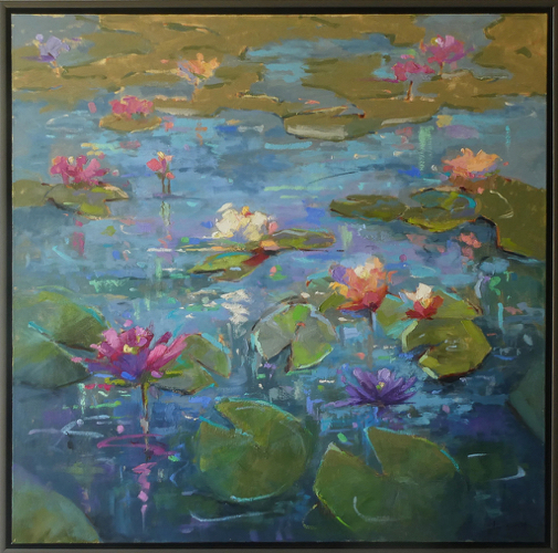 Click to view detail for Morning Reflections 36x36 $1500